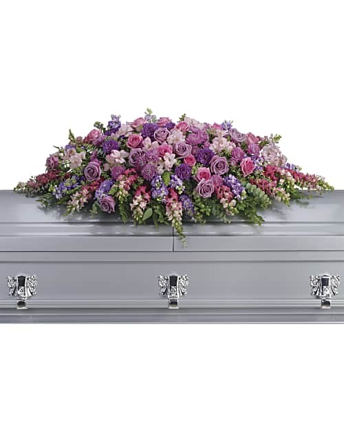 Lavender Tribute Casket T235-2A