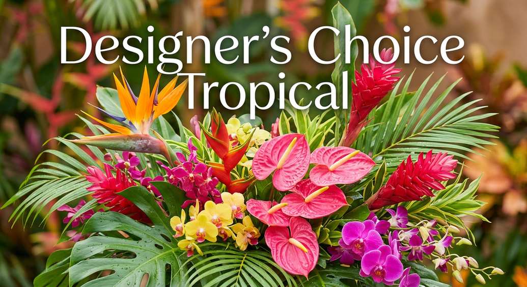 Designer's Choice Tropical Arrangement 