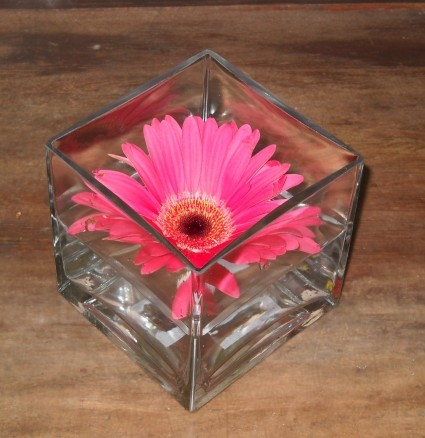 Simple But Elegant Gerbera Centerpiece