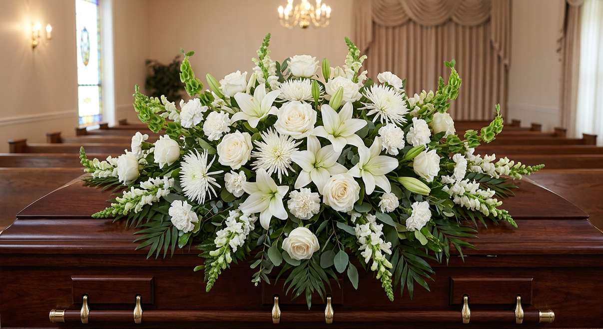 Serenity Casket Spray